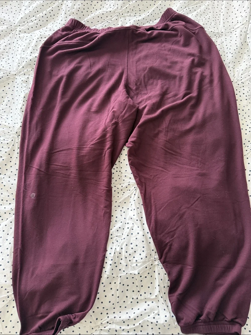 lululemon athletic Maroon Pullover Sweatshirt and Matching Joggers